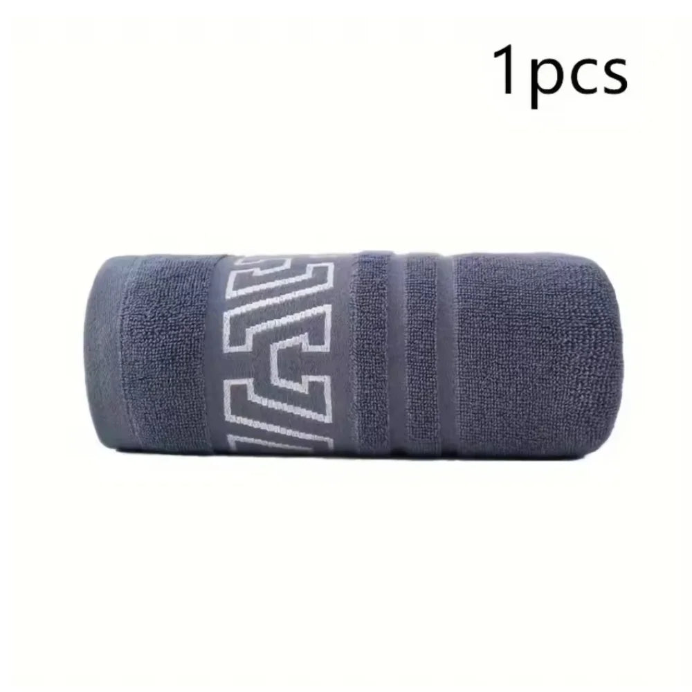 380g Pure Cotton Thick Bath Towel — 70×140 cm, Soft & Absorbent, No Shedding