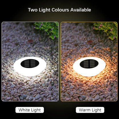 Solar Ground Lights Waterproof for Garden Pathway Yard Deck Camping Decor