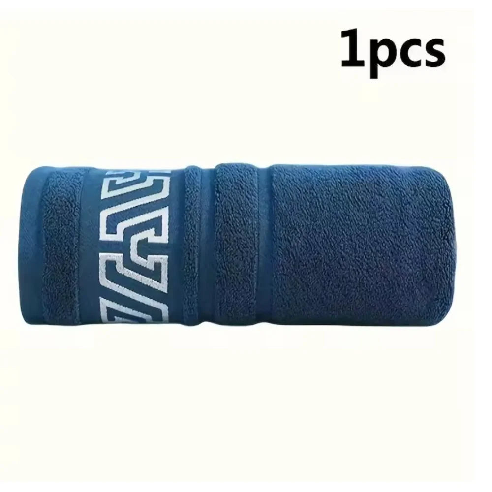 380g Pure Cotton Thick Bath Towel — 70×140 cm, Soft & Absorbent, No Shedding