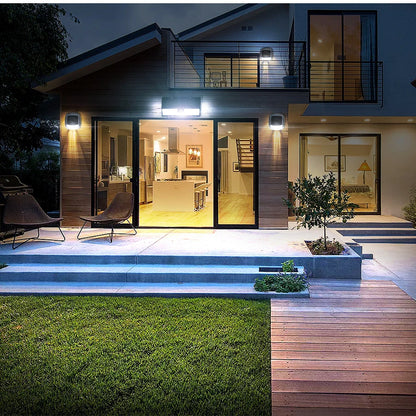 Super Bright Solar Wall Lamp with 3 Mode IP65 Waterproof for Outside Yard Street