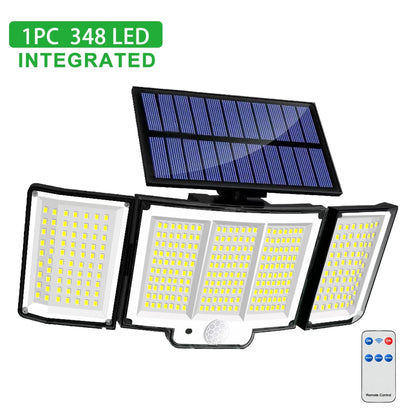 234/348 LED Solar Lights 3 Working Modes Super Bright Motion Sensor Outdoor IP65 Waterproof