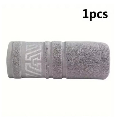 380g Pure Cotton Thick Bath Towel — 70×140 cm, Soft & Absorbent, No Shedding