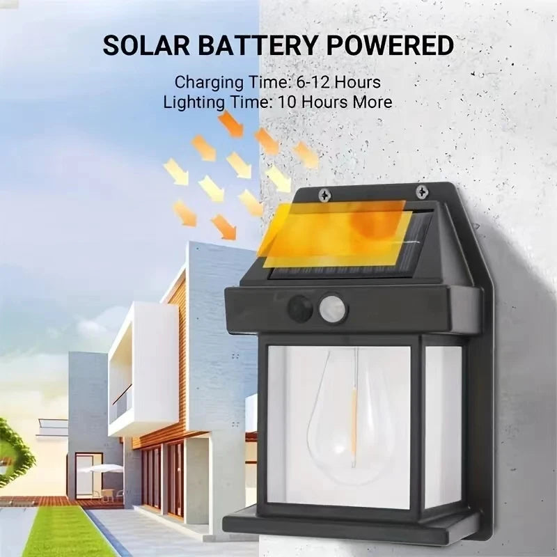 Led Powerful Solar Wall Light Outdoor Waterproof motion Sensor