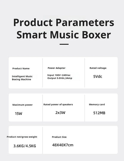 Smart Boxing Machine Wall-mounted with Music Lights