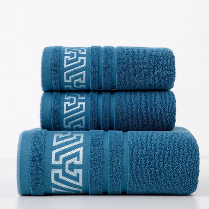 380g Pure Cotton Thick Bath Towel — 70×140 cm, Soft & Absorbent, No Shedding