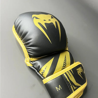 Professional Half-Finger Boxing Gloves for MMA, Muay Thai