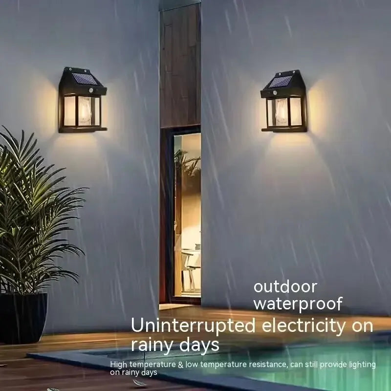 Led Powerful Solar Wall Light Outdoor Waterproof motion Sensor
