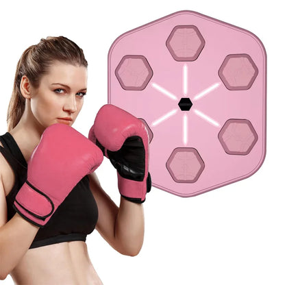 Smart Boxing Machine Wall-mounted with Music Lights